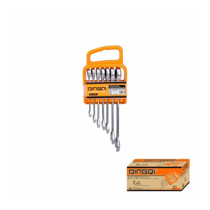 Set chei combinate cu clichet Dingqi 7 piese