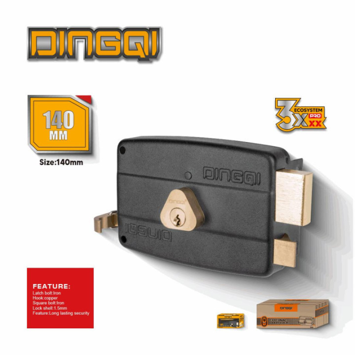 Yală aplicată pentru ușă Dingqi 140 mm din cupru
