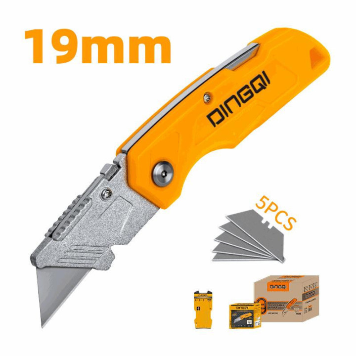 Cutter Dingqi cu lamă trapez și 10 lame