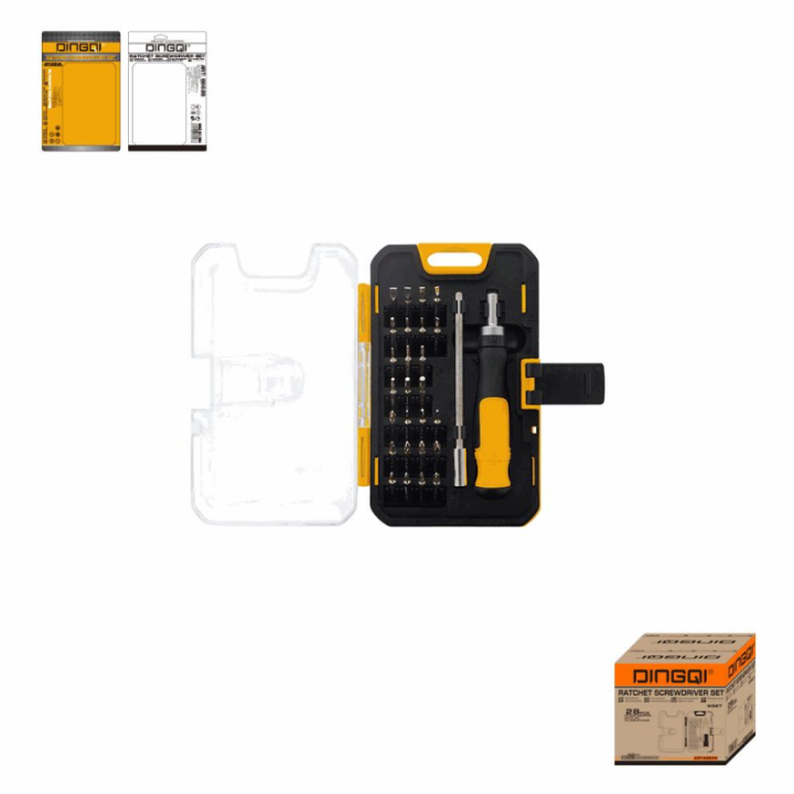 Set șurubelnițe Dingqi 28 piese Cr-V