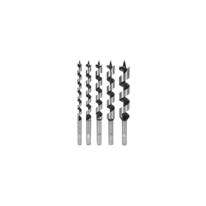 Set burghie pentru lemn Dingqi 5 piese 10-25 mm