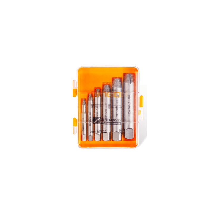 Set extractor pentru șuruburi rupte Dingqi 6 piese