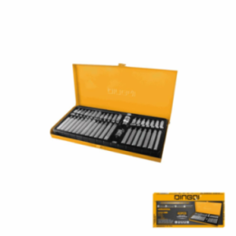 Trusă biți HEX, SPLINE și TORX 40 piese Cr-V