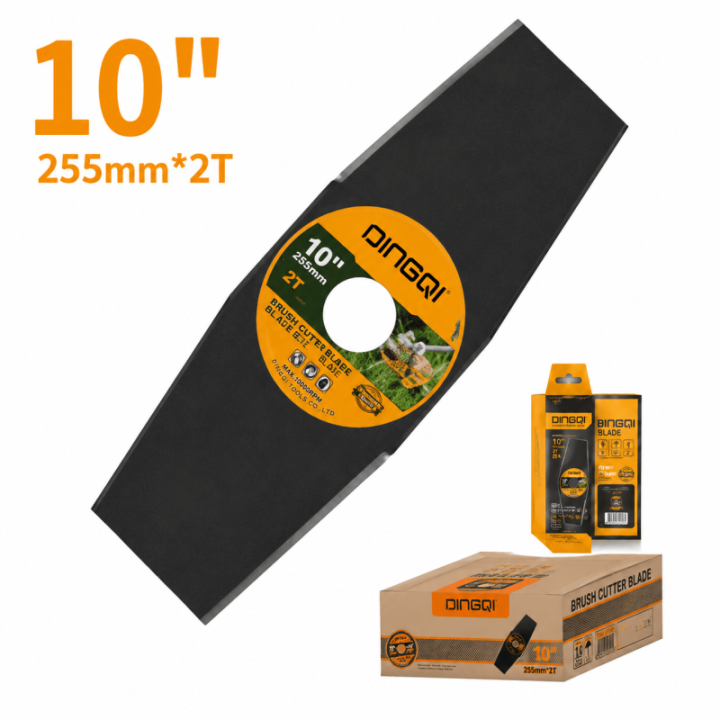 DISC MOTOCOASA 255MM,DIAMETRU INTERIOR 25.4, 2 DINTI,LAMELE,1.6 GROS,DINGQI