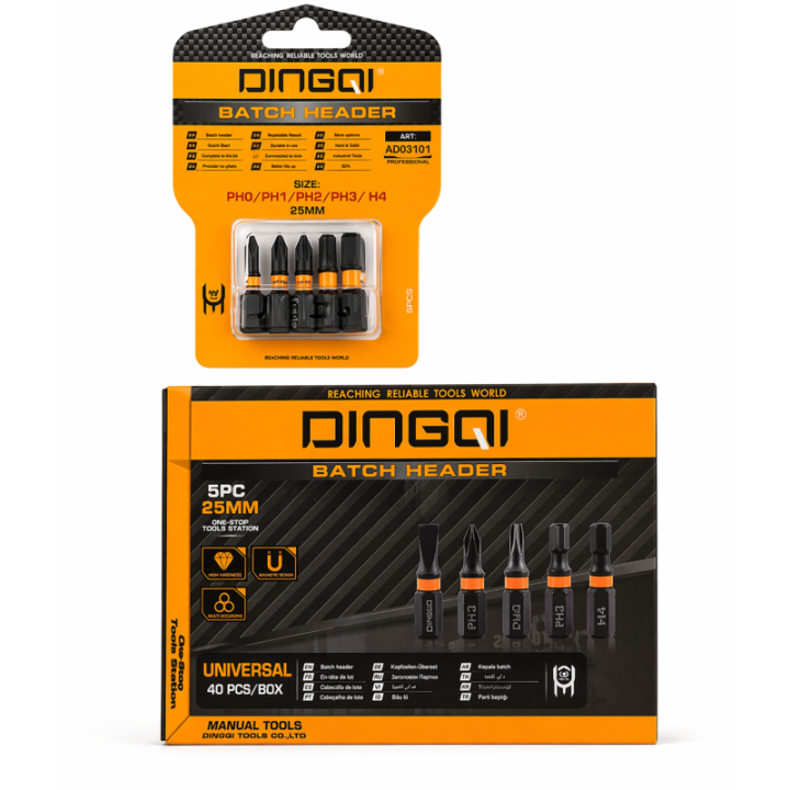 Set biți impact PH 25 mm