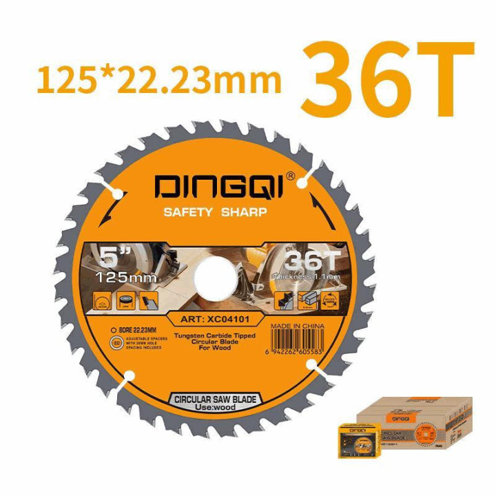 Disc circular lemn 125 mm