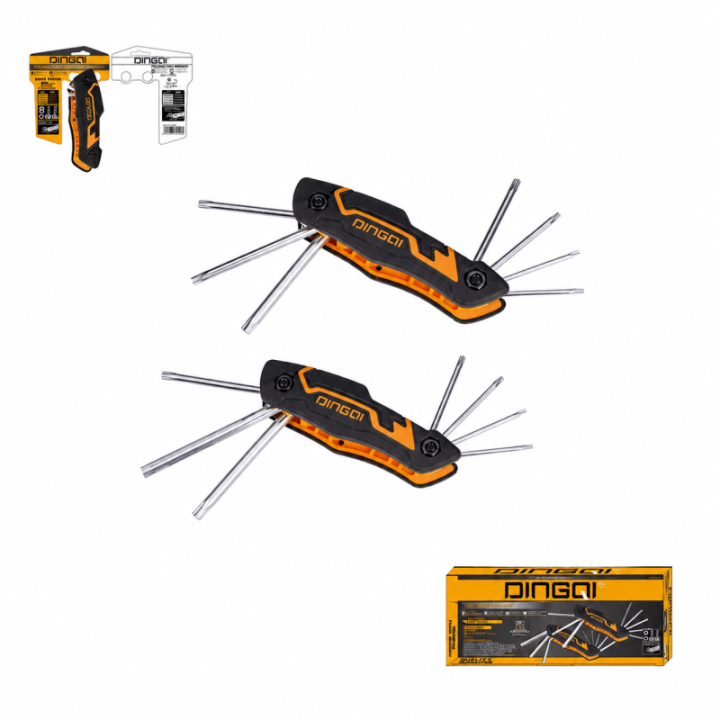 Set chei pliabile Torx și Imbus