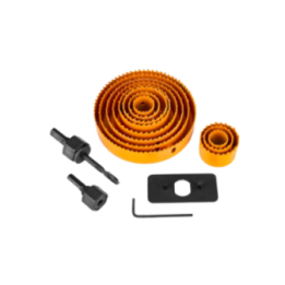 Set freze pentru scos cepuri din lemn 64-127 mm