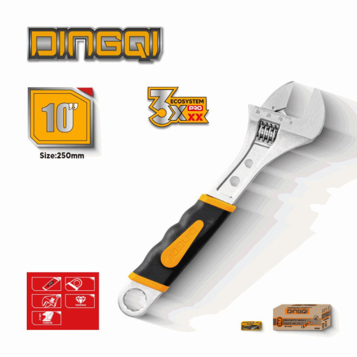 Cheie reglabilă profesională 10'' 255 mm DINGQI
