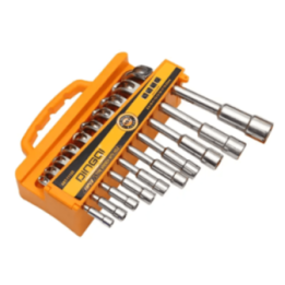 Set chei tubulare tip L Dingqi 10 piese
