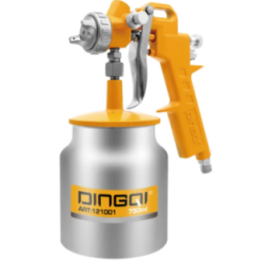 Pistol de vopsit Dingqi cu cupă inferioară 750 ml