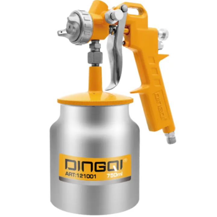 Pistol de vopsit Dingqi cu cupă inferioară 750 ml