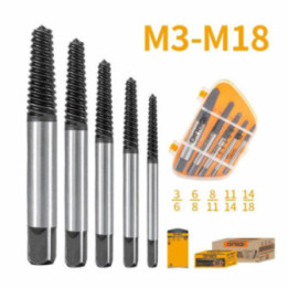 Set extractor pentru șuruburi rupte Dingqi 5 piese
